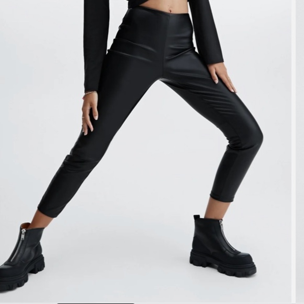 Vegan Leather Leggings-Fabletics XL 🖤